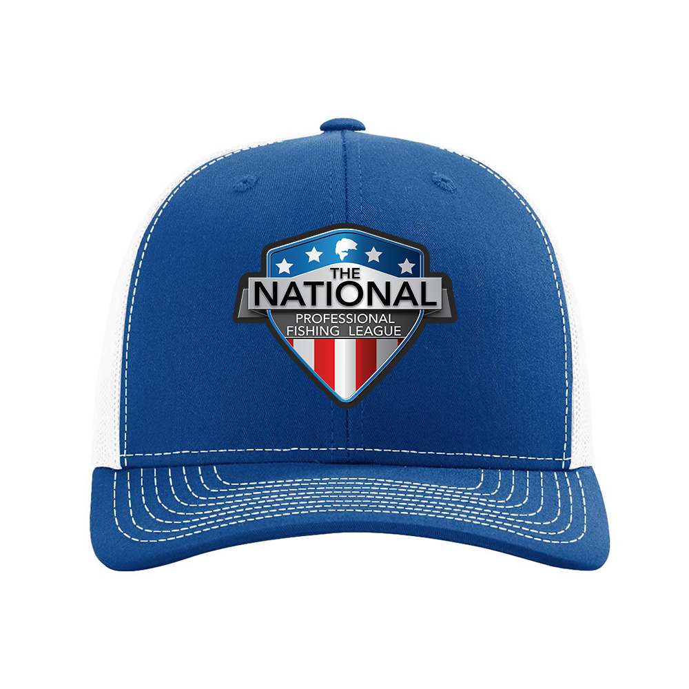 Royal and White Richardson 112 Official NPFL Trucker Hat (Color Shield)