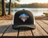 Black White Richardson 112 Official NPFL Trucker Hat (Color Shield)